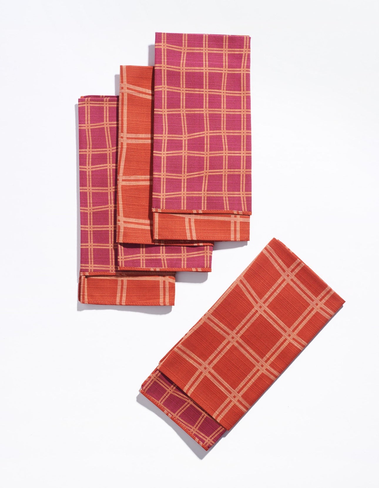 Tortuga Forma reversible grid dinner napkins made in Japan