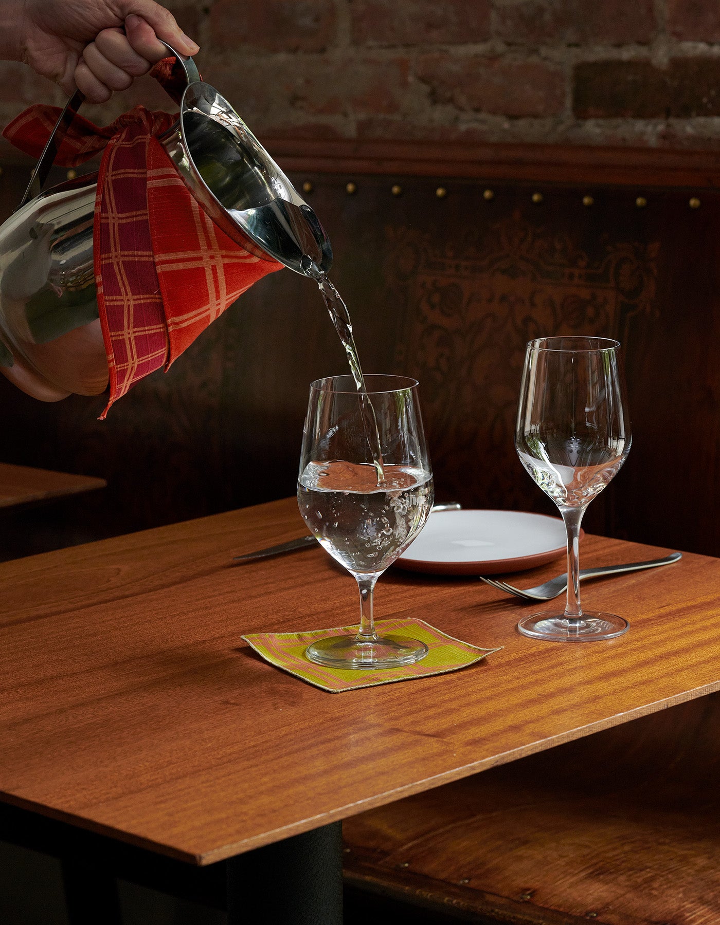 Cocktail Napkins Double Sided Grid
