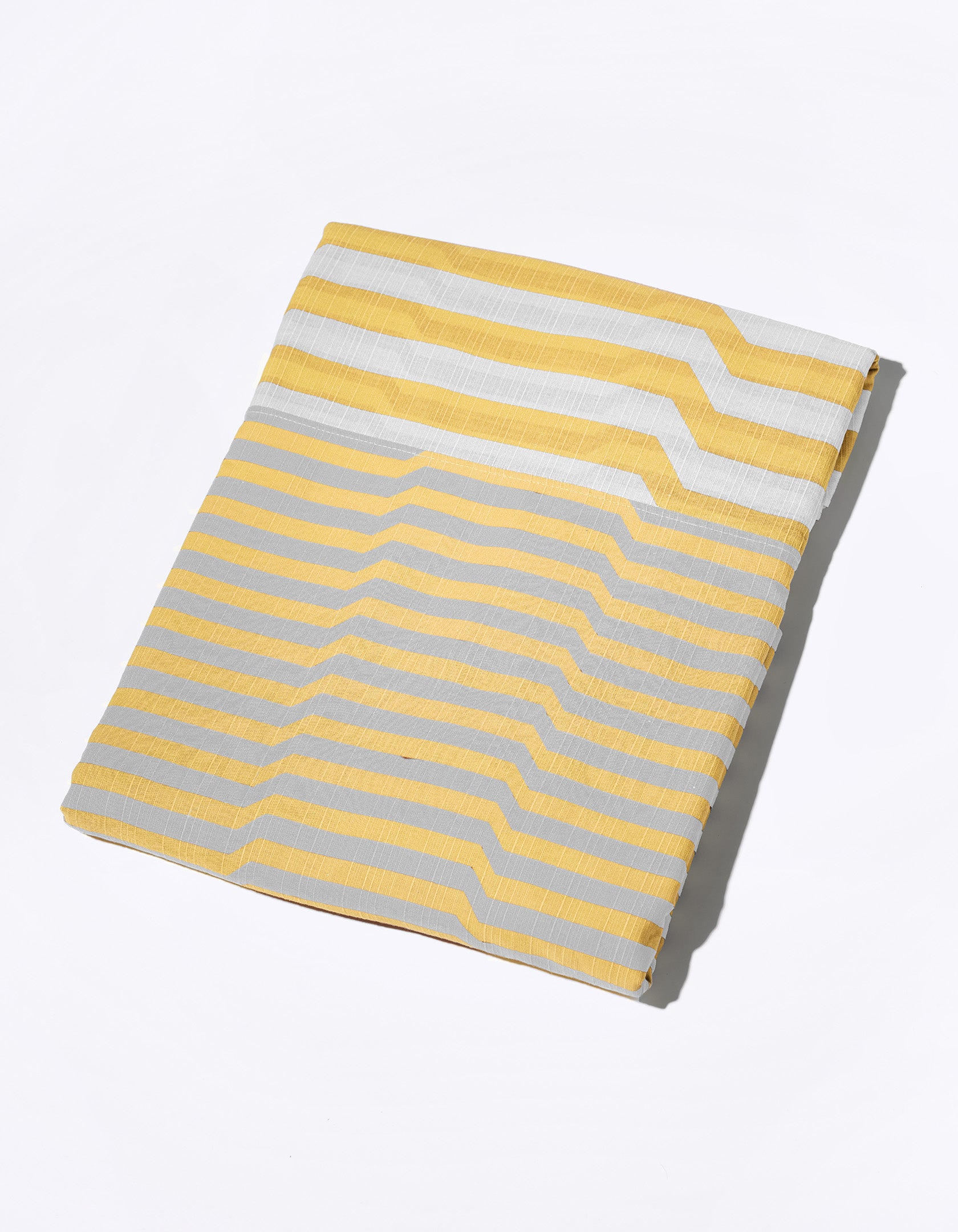 Tablecloth Reversible Stripe Stonecrop