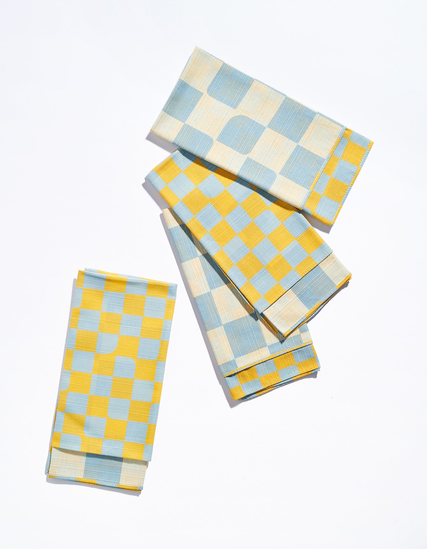 Dinner Napkins Double-Sided Checker