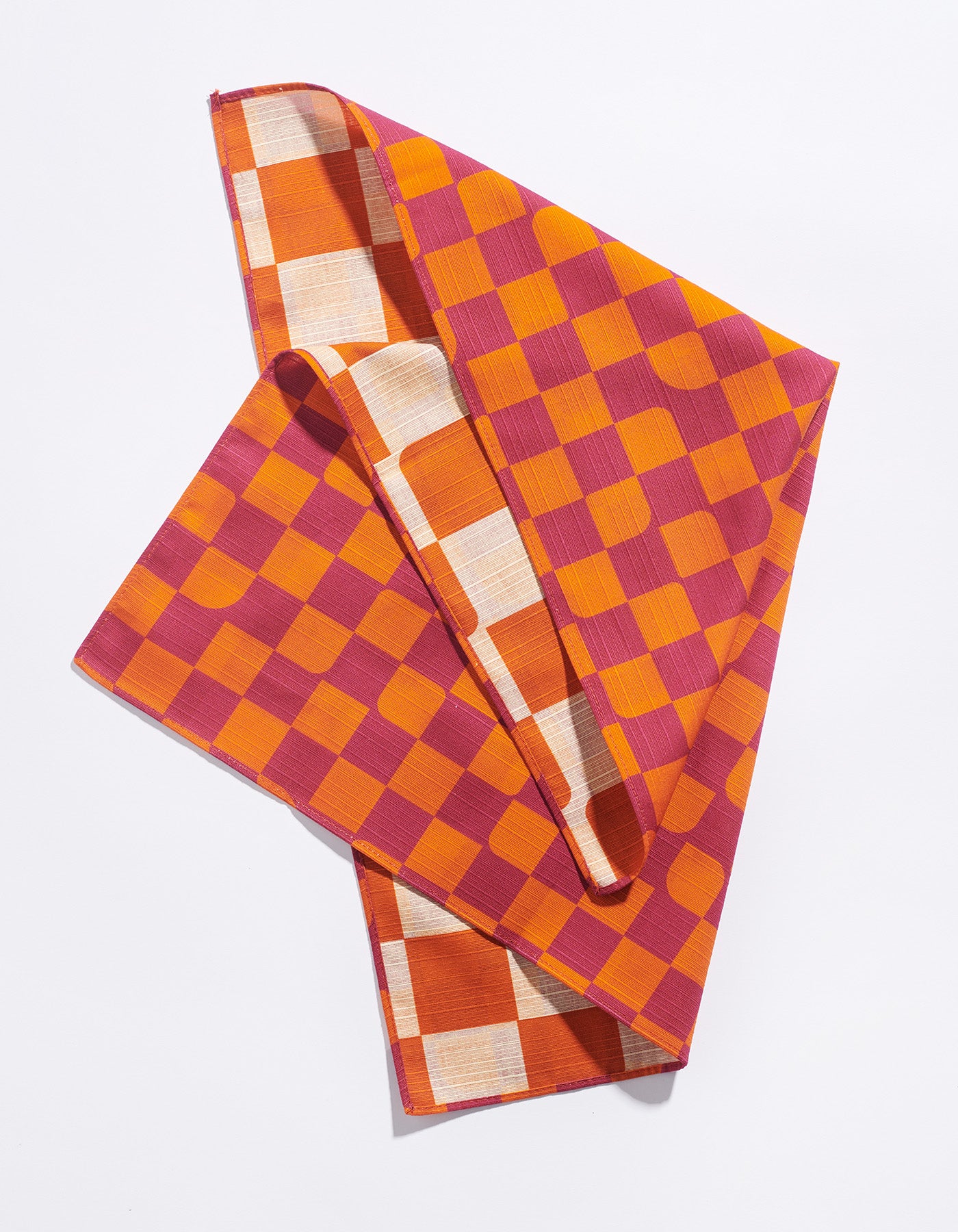 Dinner Napkins Double-Sided Checker